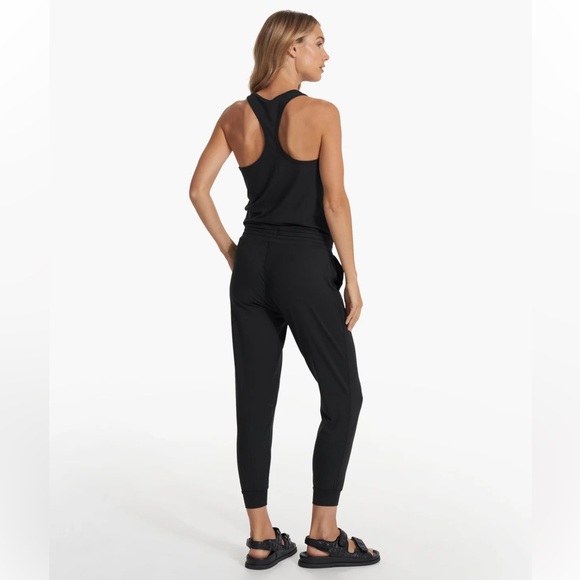 Vuori | Lux Jumpsuit Size Small. Heathered Gray ankle length joggers - Picture 2 of 14